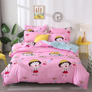 New Sakura Momoko Cartoon Bedding Set Include Duvet Cover Bed Sheet Pillowcases Kids Soft Bed Linen Twin Full
New Sakura Momoko Cartoon Bedding Set Include Duvet Cover Bed Sheet Pillowcases Kids Soft Bed Linen Twin Full
