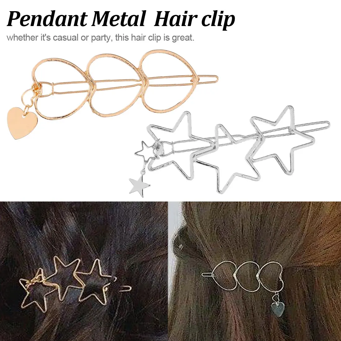1Pcs Korean Fashion Personality Student Cute Girl Five-pointed Heart Love Word Star Fringe Clip Hair Clip Accessories Side Clip
1Pcs Korean Fashion Personality Student Cute Girl Five-pointed Heart Love Word Star Fringe Clip Hair Clip Accessories Side Clip