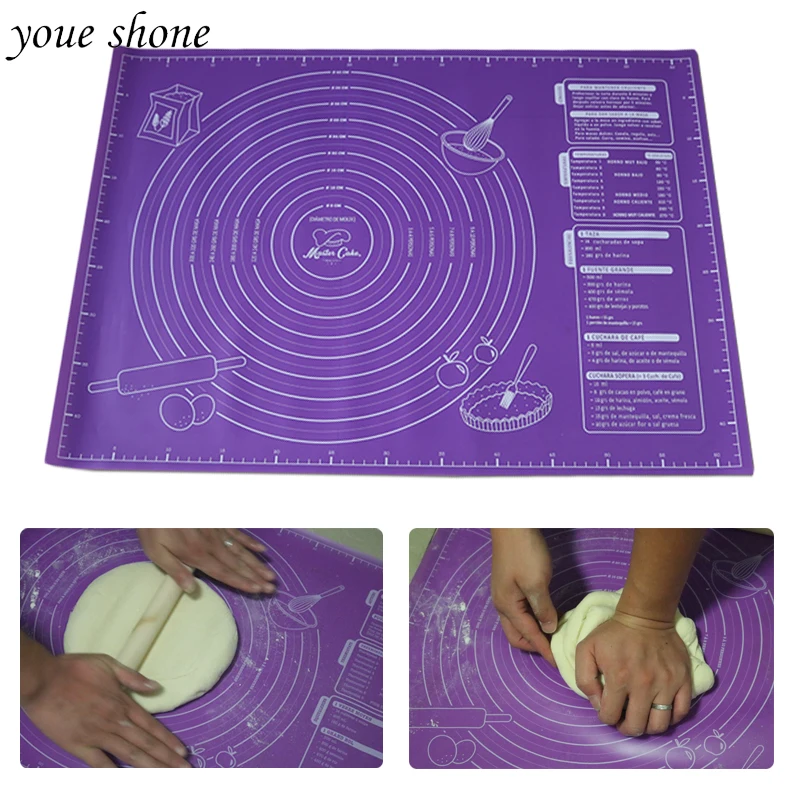 Baking Sheet Rolling Dough Pastry Cakes Bakeware Liner Silicone Heat Resistance Mat Paste Flour Table Pad Kitchen Cooking Tools
Baking Sheet Rolling Dough Pastry Cakes Bakeware Liner Silicone Heat Resistance Mat Paste Flour Table Pad Kitchen Cooking Tools