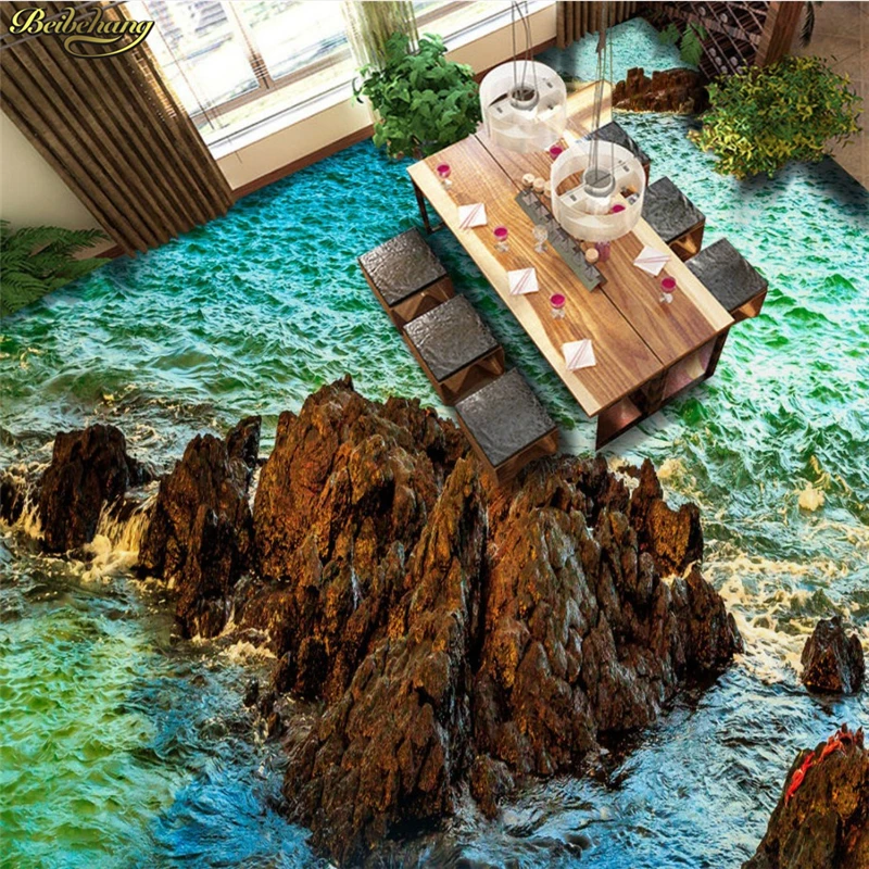 beibehang Custom 3D flooring painted wallpaper to paste high-definition ocean pumice 3D living room bathroom floor
beibehang Custom 3D flooring painted wallpaper to paste high-definition ocean pumice 3D living room bathroom floor