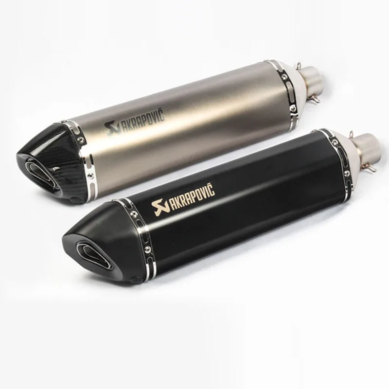 51mm inlet 570mm Long Akrapovic Motorcycle Exhaust Muffler Pipe 250cc 350cc 600cc escape moto Tube nmax tmax530 msx125 gsr 600
51mm inlet 570mm Long Akrapovic Motorcycle Exhaust Muffler Pipe 250cc 350cc 600cc escape moto Tube nmax tmax530 msx125 gsr 600