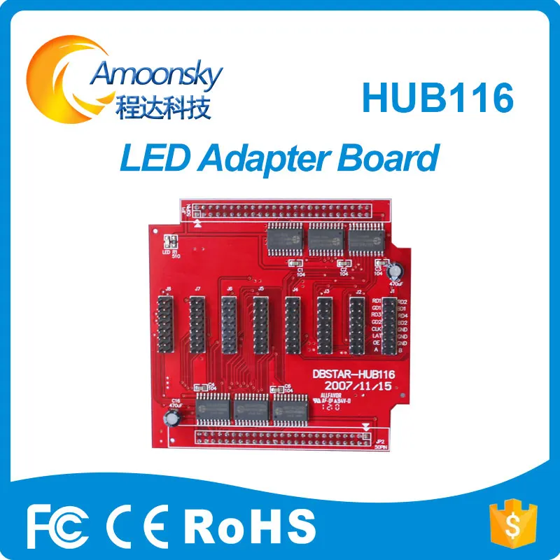 LED Display HUB116 LED HUB Adapter Card for Receiving Cards Led Modules Original Factory Price
LED Display HUB116 LED HUB Adapter Card for Receiving Cards Led Modules Original Factory Price
