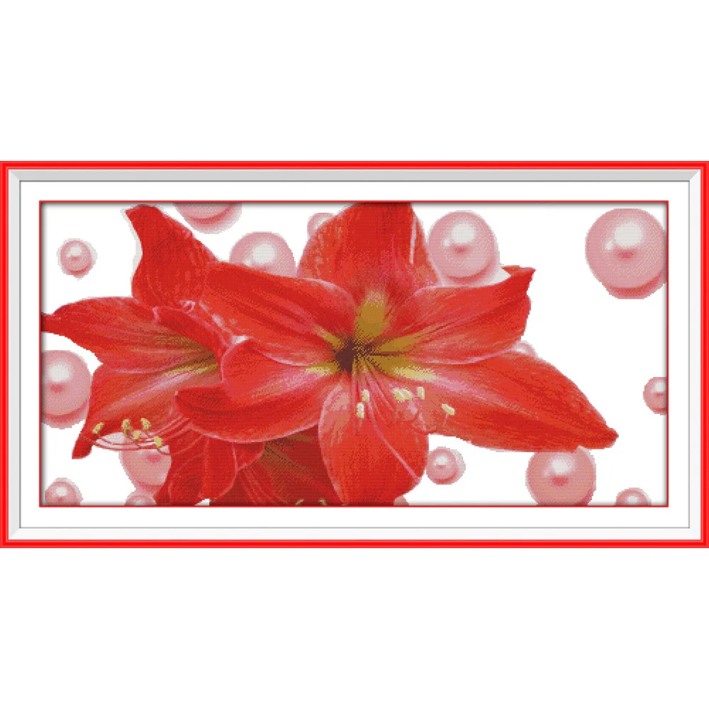 Everlasting love Pearl and lily chinese Cross stitch kits Ecological cotton clear stamped printed DIY gift Christmas decoration
Everlasting love Pearl and lily chinese Cross stitch kits Ecological cotton clear stamped printed DIY gift Christmas decoration