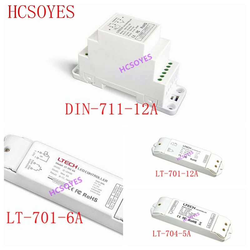 LTECH 12CH 4CH DIN-711-12A/LT-701-6A/LT-701-12A/LT-704-5A 0-10V 1-10V LED dimming driver DIN rail LED digital Dimming Driver
LTECH 12CH 4CH DIN-711-12A/LT-701-6A/LT-701-12A/LT-704-5A 0-10V 1-10V LED dimming driver DIN rail LED digital Dimming Driver