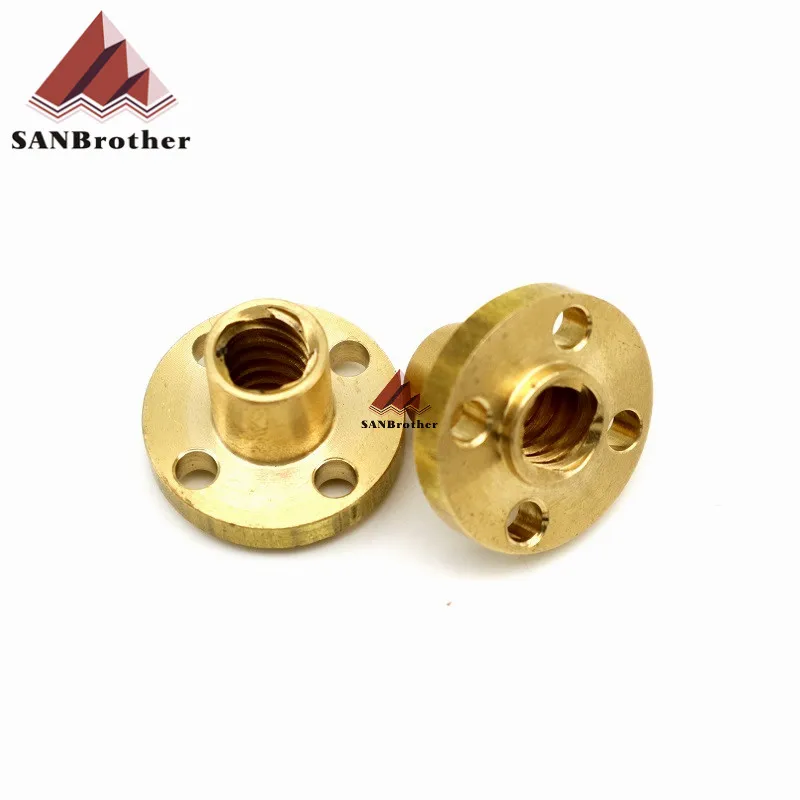 3D Printer T8 Screw Copper Nut Trapezoidal Screw Nut for T8 Screw T8 Nuts Stepper Motor Rail Screw
3D Printer T8 Screw Copper Nut Trapezoidal Screw Nut for T8 Screw T8 Nuts Stepper Motor Rail Screw