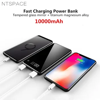 10000mAh Ultra Thin Mirror Power Bank For iPhone Xiaomi Dual USB Fast Charging Powerbank Protable Travel External Battery Charge
10000mAh Ultra Thin Mirror Power Bank For iPhone Xiaomi Dual USB Fast Charging Powerbank Protable Travel External Battery Charge