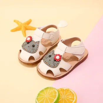 Korean version of sandals 0-1-3 years old female baby toddler sandals soft bottom girls princess shoes Baotou sandals
Korean version of sandals 0-1-3 years old female baby toddler sandals soft bottom girls princess shoes Baotou sandals