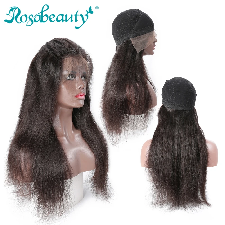 Rosabeauty Straight Lace Front Human Hair Wig Bundles with 13x4 Frontal Closure Wig 250 Density Glueless Spandex Dome Wig Cap
Rosabeauty Straight Lace Front Human Hair Wig Bundles with 13x4 Frontal Closure Wig 250 Density Glueless Spandex Dome Wig Cap
