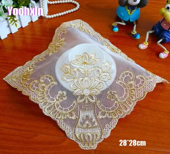 Modern Lace gold placemat cup tea coaster coffee mug kitchen drink table place mat cloth embroidery doilies dining Christmas pad
Modern Lace gold placemat cup tea coaster coffee mug kitchen drink table place mat cloth embroidery doilies dining Christmas pad