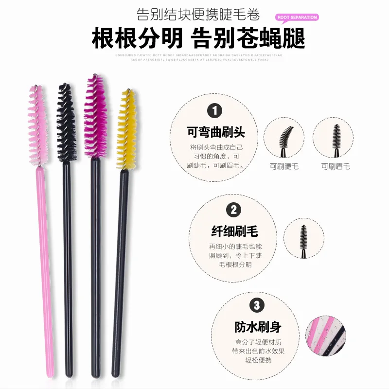 4colors Eyelash Extension Disposable Eyebrow brush Mascara Wand Applicator Spoolers Eye Lashes Cosmetic Brushes Set makeup tools
4colors Eyelash Extension Disposable Eyebrow brush Mascara Wand Applicator Spoolers Eye Lashes Cosmetic Brushes Set makeup tools
