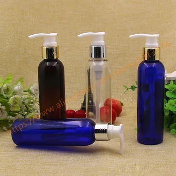 150ml clear/blue/brown bottle with silver/gold aluminum pump.lotion/hand wash/Shampoo/moisturizer/facial water PET bottle
150ml clear/blue/brown bottle with silver/gold aluminum pump.lotion/hand wash/Shampoo/moisturizer/facial water PET bottle