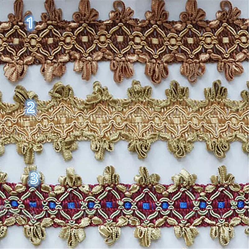 18colors of 17Yards/ lot Braided Special Lace Trim Lace Ribbon Accessory Curtain Decoration Handmade Material 5cm
18colors of 17Yards/ lot Braided Special Lace Trim Lace Ribbon Accessory Curtain Decoration Handmade Material 5cm