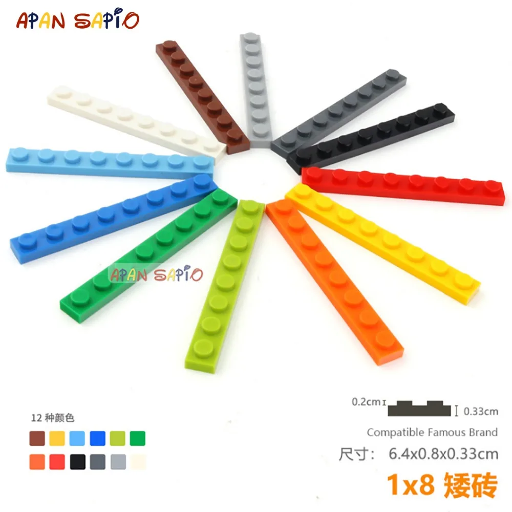 DIY blocks mini building blocks brick toys 1X8 15pcs/lot Duplo educational blocks toys for Children Compatible legoeING
DIY blocks mini building blocks brick toys 1X8 15pcs/lot Duplo educational blocks toys for Children Compatible legoeING