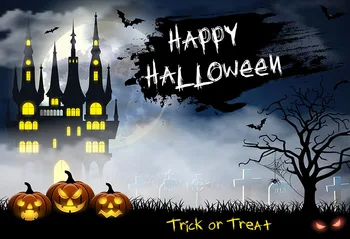 Night Full Moon Happy Halloween Tree Pumpkin Cemetery Castle Creepy photo backdrop Vinyl cloth Computer print party background
Night Full Moon Happy Halloween Tree Pumpkin Cemetery Castle Creepy photo backdrop Vinyl cloth Computer print party background