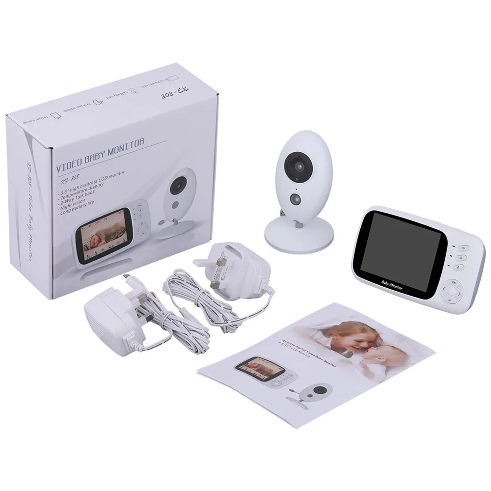 HYASIA Wireless Video Color Baby Monitor 3.5 Inches LCD 2 Way Audio Talk Night Vision Surveillance Security Camera Babysitter
HYASIA Wireless Video Color Baby Monitor 3.5 Inches LCD 2 Way Audio Talk Night Vision Surveillance Security Camera Babysitter