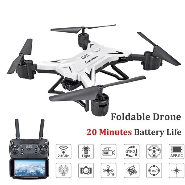 FPV Drone HD Camera Real-time Transmission Aerial Drone 6 Axis Folding Quadcopter with Long Flight Time 20 mins
FPV Drone HD Camera Real-time Transmission Aerial Drone 6 Axis Folding Quadcopter with Long Flight Time 20 mins