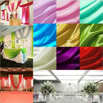 150cm 59inch Width Quality Pearly lustre ice silk cloth fabric gauze curtain wedding backdrops decoration 5Meters/lot
150cm 59inch Width Quality Pearly lustre ice silk cloth fabric gauze curtain wedding backdrops decoration 5Meters/lot