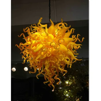 Lemon Yellow Art Chihuly Chandelier LED Blown Glass Chandelier Lightings Wholesale from China
Lemon Yellow Art Chihuly Chandelier LED Blown Glass Chandelier Lightings Wholesale from China