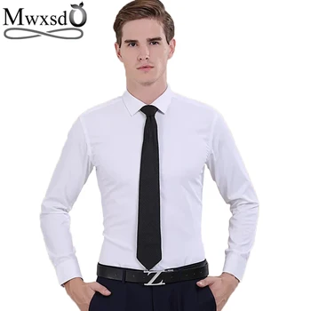 Mwxsd men business dress shirt Summer casual Mens long sleeve formal Wedding Shirt male slim Fit dress shirt big size m-5xl
Mwxsd men business dress shirt Summer casual Mens long sleeve formal Wedding Shirt male slim Fit dress shirt big size m-5xl
