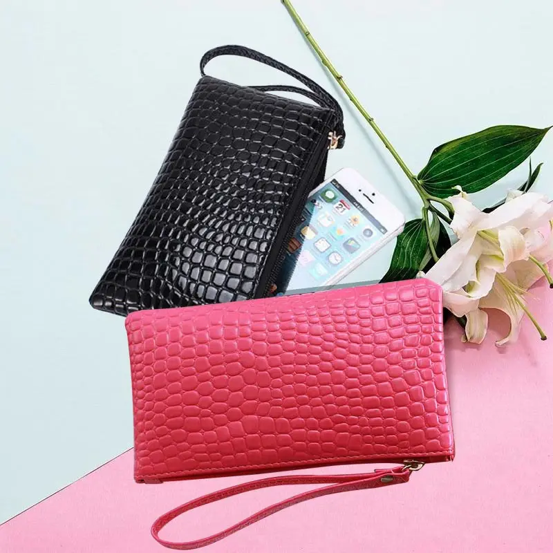 Simple Fashion Ladies Girls Makeup Bag Clutch Handbag Women Female PU Leather Wallet Purse Card Phone Holder Popular
Simple Fashion Ladies Girls Makeup Bag Clutch Handbag Women Female PU Leather Wallet Purse Card Phone Holder Popular