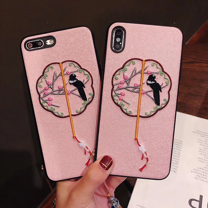 Chinese style Cases For Huawei P30 P20Lite Mate20 Pro Magpie fan embroidery soft cover for Nova 3 3i 4 back fundas with tassel
Chinese style Cases For Huawei P30 P20Lite Mate20 Pro Magpie fan embroidery soft cover for Nova 3 3i 4 back fundas with tassel