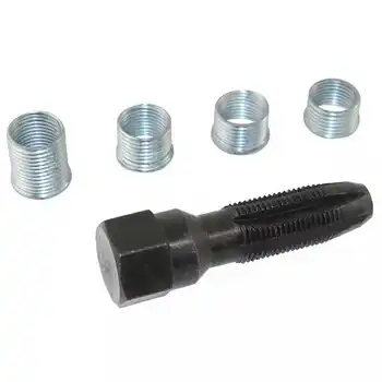 Professional car Thread/Rethread spark plug hole wire tapping Repair Kit tool screw reel M14 Metric
Professional car Thread/Rethread spark plug hole wire tapping Repair Kit tool screw reel M14 Metric