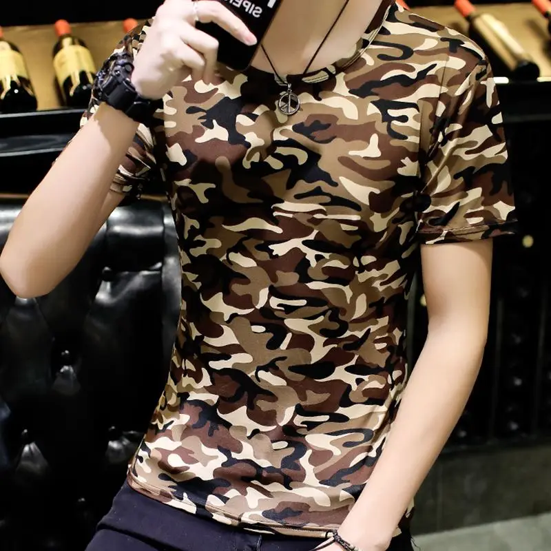 2019 new short sleeved T shirt male han edition tide youth summer bottom unlined upper garment camouflage clothing military styl
2019 new short sleeved T shirt male han edition tide youth summer bottom unlined upper garment camouflage clothing military styl