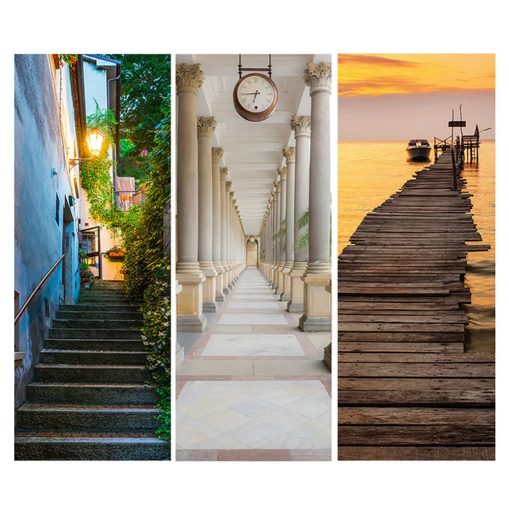 Hot Sale!2pc/set 3D Waterproof Trail Landscape Pattern Door Wall Sticker Decorative PVC Mural Film Self-adhesive Door Stickers
Hot Sale!2pc/set 3D Waterproof Trail Landscape Pattern Door Wall Sticker Decorative PVC Mural Film Self-adhesive Door Stickers