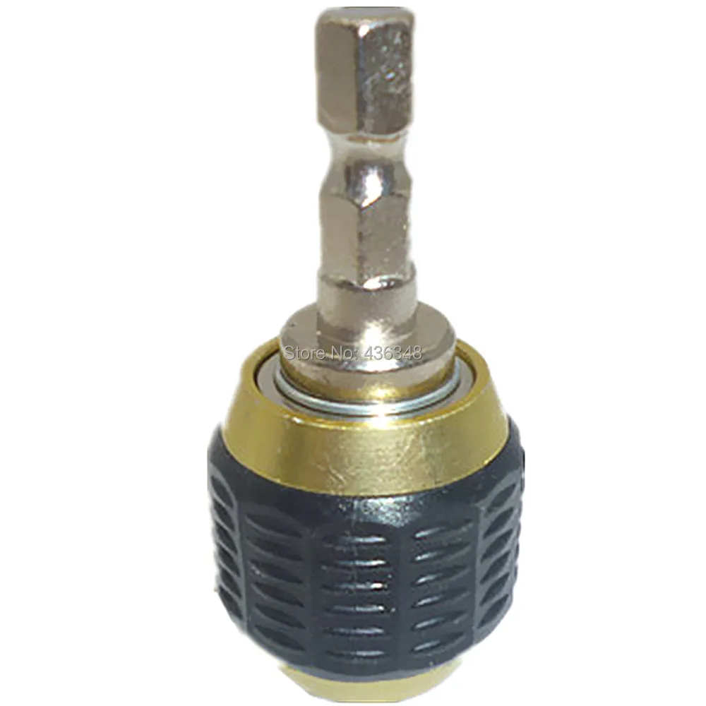 1/4" 6.35mm Hex Quick Release Chuck Bit Holder Impact Driver Quick Chuck Grip Drill Screwdriver Bit Holder 1/4 Inch Hex Shank
1/4" 6.35mm Hex Quick Release Chuck Bit Holder Impact Driver Quick Chuck Grip Drill Screwdriver Bit Holder 1/4 Inch Hex Shank