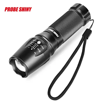 XM-L T6 LED Zoomable Flashligh Torch G700 X800 LED Zoom Military Grade Tactical Flashlight Battery High/Mid/Low/Strobe/SOS
XM-L T6 LED Zoomable Flashligh Torch G700 X800 LED Zoom Military Grade Tactical Flashlight Battery High/Mid/Low/Strobe/SOS