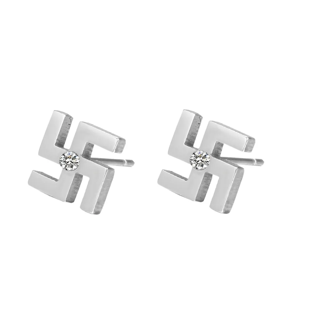 Factory direct stainless steel religious shape earrings with crystal stone jewelry smooth polished ear nail female
Factory direct stainless steel religious shape earrings with crystal stone jewelry smooth polished ear nail female