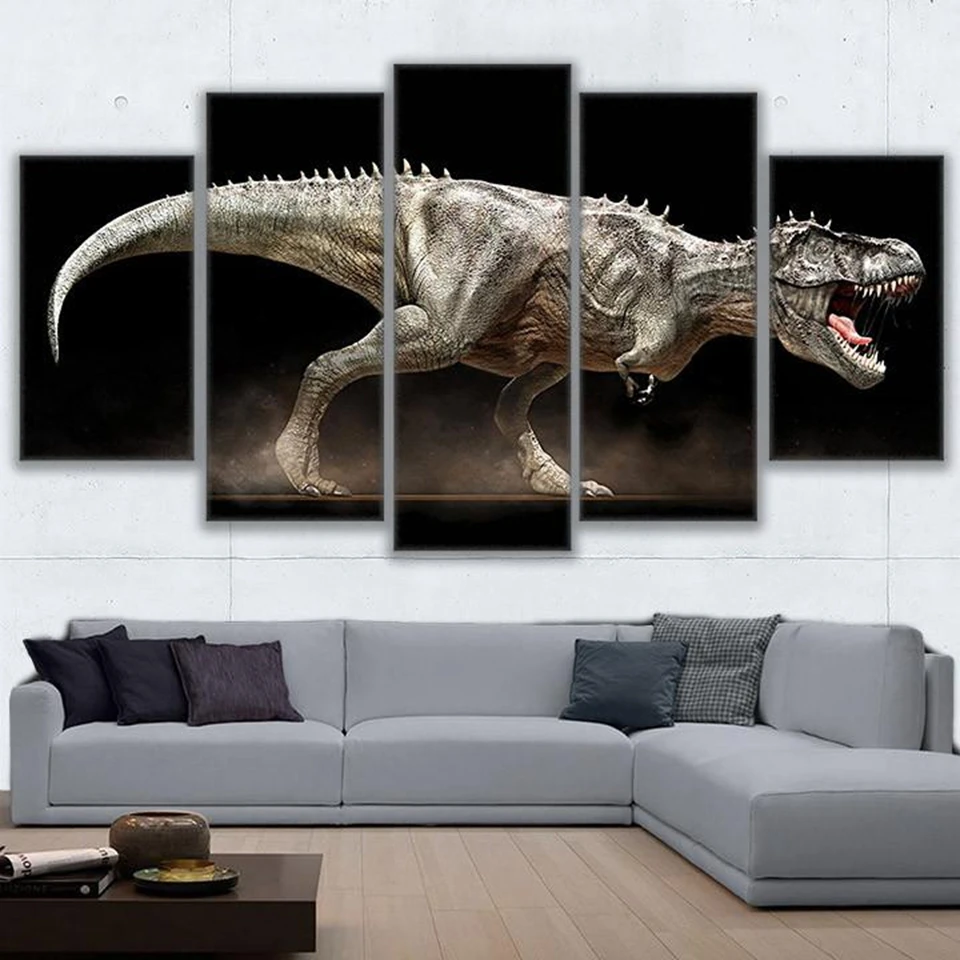 Modular Wall Art Canvas Pictures For Living Room 5 Pieces Jurassic Park Painting Home Decor Modular Angry Dinosaur Poster PENGDA
Modular Wall Art Canvas Pictures For Living Room 5 Pieces Jurassic Park Painting Home Decor Modular Angry Dinosaur Poster PENGDA