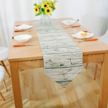 Retro Wood Grain Creative Cotton/Linen Table Runner Home Deco Tea Table Flag Cloth Cover Wedding Party Accessory
Retro Wood Grain Creative Cotton/Linen Table Runner Home Deco Tea Table Flag Cloth Cover Wedding Party Accessory