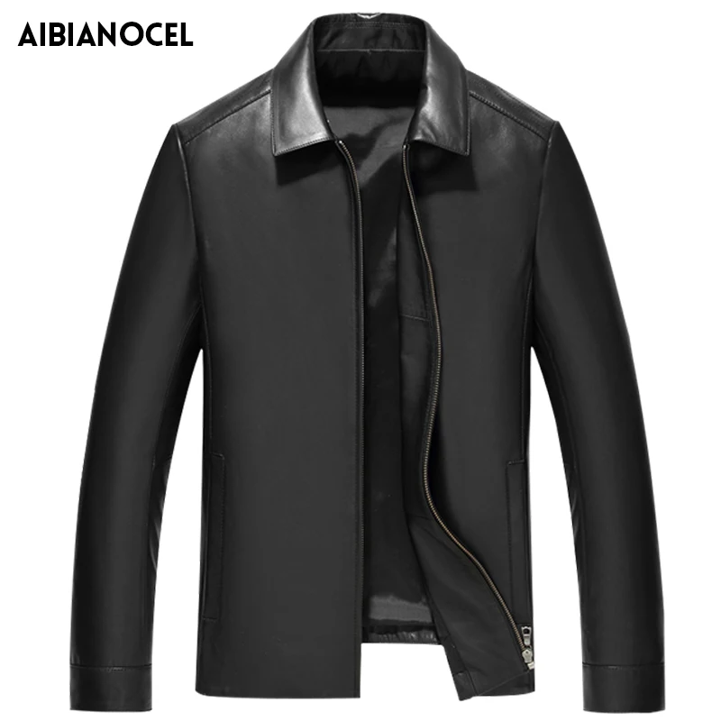 2019 Spring Autumn Men's Genuine Leather Jackets Brand Real Sheepskin Coat Jaqueta De Couro Black Male Genuine Leather Jacket
2019 Spring Autumn Men's Genuine Leather Jackets Brand Real Sheepskin Coat Jaqueta De Couro Black Male Genuine Leather Jacket