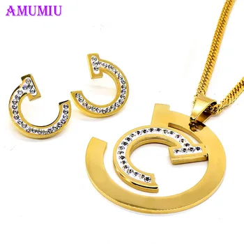 AMUMIU Fashion Austrian Gold Silver Plated Jewerly Sets For Women Stones Jewelry african necklace earrings JS067
AMUMIU Fashion Austrian Gold Silver Plated Jewerly Sets For Women Stones Jewelry african necklace earrings JS067