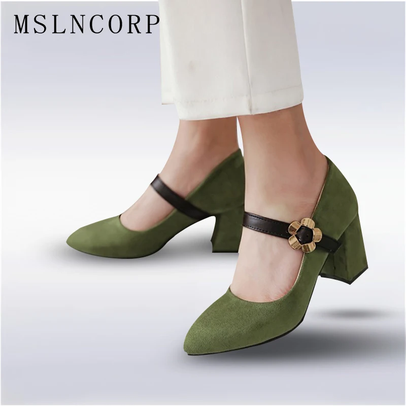 Plus Size 34-43 New Women Shoes Mary Jane Ladies Square High Heels Party Wedding Shoes Thick Heels Pumps Lady Fashion Footwear
Plus Size 34-43 New Women Shoes Mary Jane Ladies Square High Heels Party Wedding Shoes Thick Heels Pumps Lady Fashion Footwear