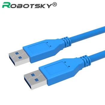 Robotsky Fast Speed USB 3.0 Type A Male to Type A Male Extension Cable 0.5M 1M USB Cable for Radiator, Webcam, Car MP3, Camera
Robotsky Fast Speed USB 3.0 Type A Male to Type A Male Extension Cable 0.5M 1M USB Cable for Radiator, Webcam, Car MP3, Camera