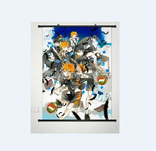 Домашний декор японский плакат прокрутка стены Haikyuu Tobio Kageyama Косплей Школа 041 | Дом