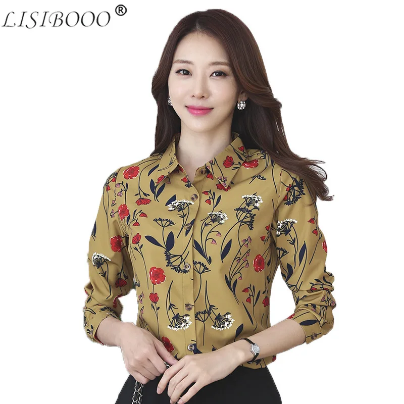 2019 Spring and Summer New Arrival Womens Floral Printed Shirts Ladies Casual Chiffon Shirt Female Slim Blouse Basic Tops
2019 Spring and Summer New Arrival Womens Floral Printed Shirts Ladies Casual Chiffon Shirt Female Slim Blouse Basic Tops