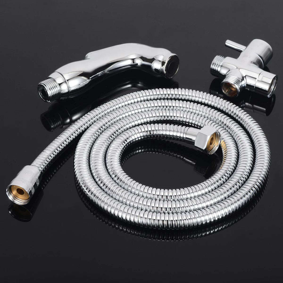 Mayitr Bathroom Bidet Shower Head Set Handheld Bidet Spray Wall Bracket Toilet Faucet Sprayer Set For Household Bathroom
Mayitr Bathroom Bidet Shower Head Set Handheld Bidet Spray Wall Bracket Toilet Faucet Sprayer Set For Household Bathroom