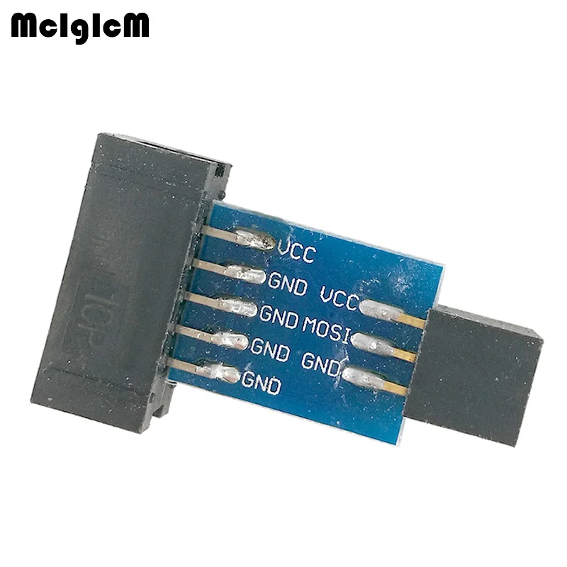 MCIGICM 5pcs 10Pin to 6Pin Adapter Board for AVRISP MKII USBASP STK500 High Quality
MCIGICM 5pcs 10Pin to 6Pin Adapter Board for AVRISP MKII USBASP STK500 High Quality