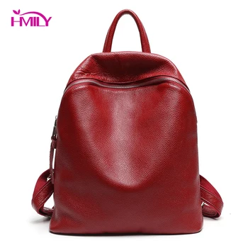 HMILY Women Backpack High Quality Genuine Leather Youth Backpacks For Teenage Girls Female School Bag Bagpack Mochila Shoulder
HMILY Women Backpack High Quality Genuine Leather Youth Backpacks For Teenage Girls Female School Bag Bagpack Mochila Shoulder