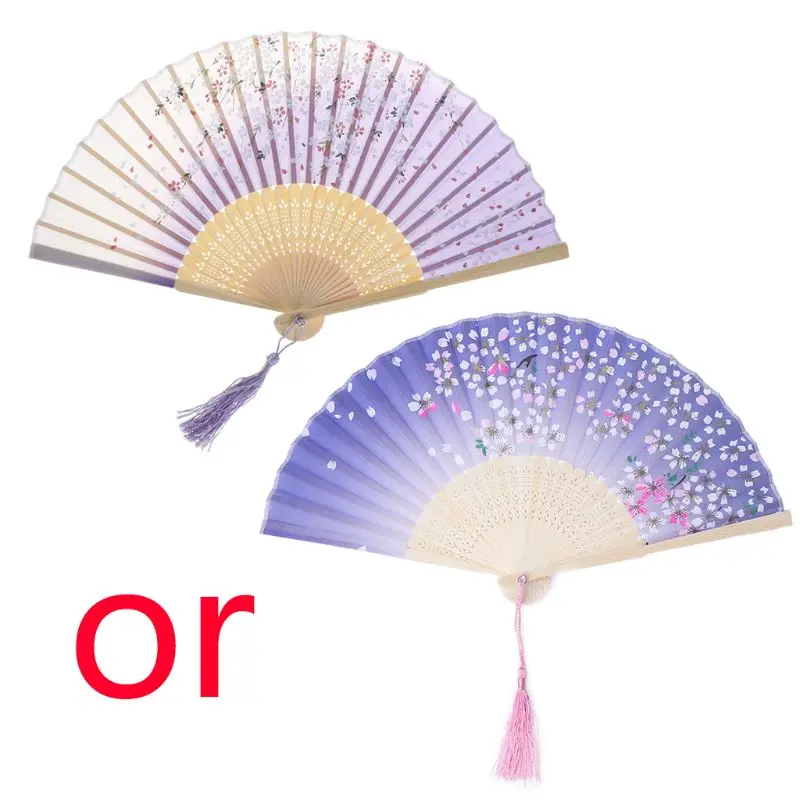 Vintage Japanese Chinese Folding Silk Hand Held Fan Cherry Blossom Bamboo Wedding Party Dance Decor Gift
Vintage Japanese Chinese Folding Silk Hand Held Fan Cherry Blossom Bamboo Wedding Party Dance Decor Gift