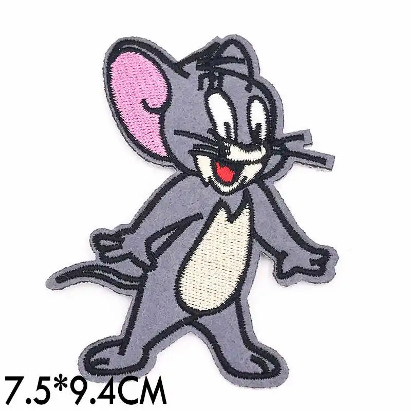 1pcs Tom and jerry cat mouse Iron on Embroidered Clothes kawaii cartoon Patch diy badges repair holes applique accessories
1pcs Tom and jerry cat mouse Iron on Embroidered Clothes kawaii cartoon Patch diy badges repair holes applique accessories