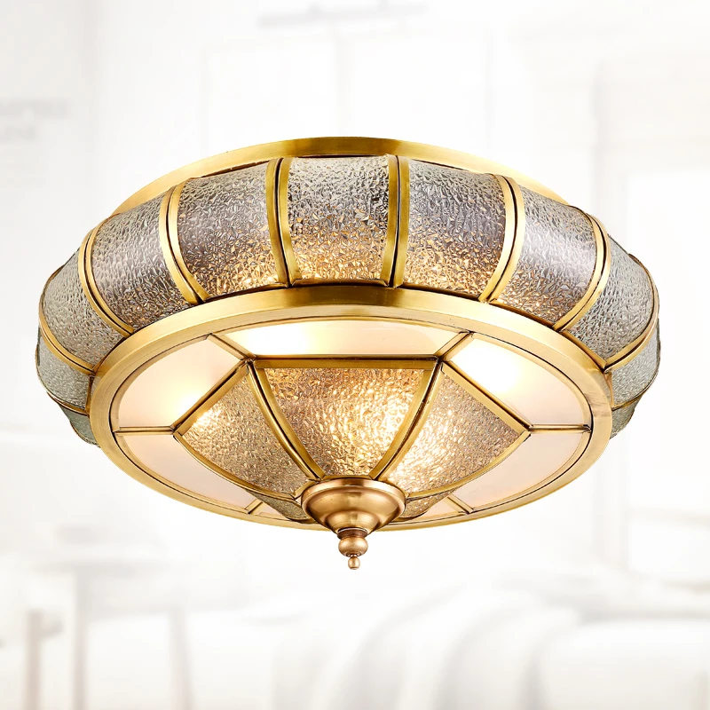 European full copper lamp light in the bedroom living room lamp ceiling lamps and creative American coffee decoration ZH ZL299
European full copper lamp light in the bedroom living room lamp ceiling lamps and creative American coffee decoration ZH ZL299