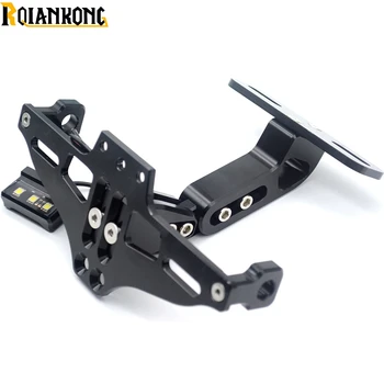 Motorcycle Rear License Plate Mount Holder with LED Light For Kawasaki Z ZR ZX 125 250 750 750R yamaha fazer fz6 xt 600 fz6
Motorcycle Rear License Plate Mount Holder with LED Light For Kawasaki Z ZR ZX 125 250 750 750R yamaha fazer fz6 xt 600 fz6