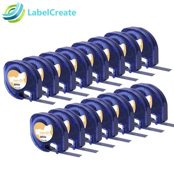 15 Packs Compatible DYMO LT Iron-On Fabric Label Tape 18771 18768 12mm*2m Black on White Iron On for DYMO LetraTag Tape Printer
15 Packs Compatible DYMO LT Iron-On Fabric Label Tape 18771 18768 12mm*2m Black on White Iron On for DYMO LetraTag Tape Printer