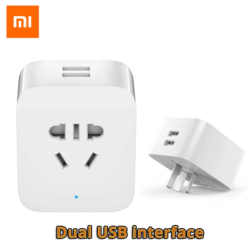 2018 Original Xiaomi Mi Enhanced Smart Socket WiFi Plug Control Power Count Timer Switch Dual USB with AU/US/EU/UK Adapter
2018 Original Xiaomi Mi Enhanced Smart Socket WiFi Plug Control Power Count Timer Switch Dual USB with AU/US/EU/UK Adapter