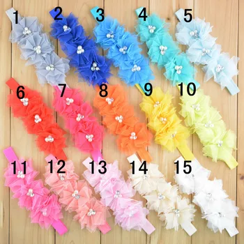 MengNa 36pcs/lot Girl Tulle Mesh Chiffon Flowers Rhinestone Pearl Flower Headbands 3 Flower Headband Children Hair Accessories
MengNa 36pcs/lot Girl Tulle Mesh Chiffon Flowers Rhinestone Pearl Flower Headbands 3 Flower Headband Children Hair Accessories