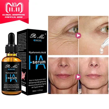 100% Plant Hyaluronic Acid Moisturizing Face Serum Whitening Shrink Pores Skin Care Anti Aging Anti Wrinkle Cream 30ml 
100% Plant Hyaluronic Acid Moisturizing Face Serum Whitening Shrink Pores Skin Care Anti Aging Anti Wrinkle Cream 30ml